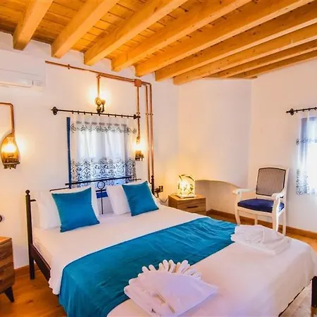 Kayakoey'de Oezel Havuzlu Otantik Tas Kaya Kinakli فندق *